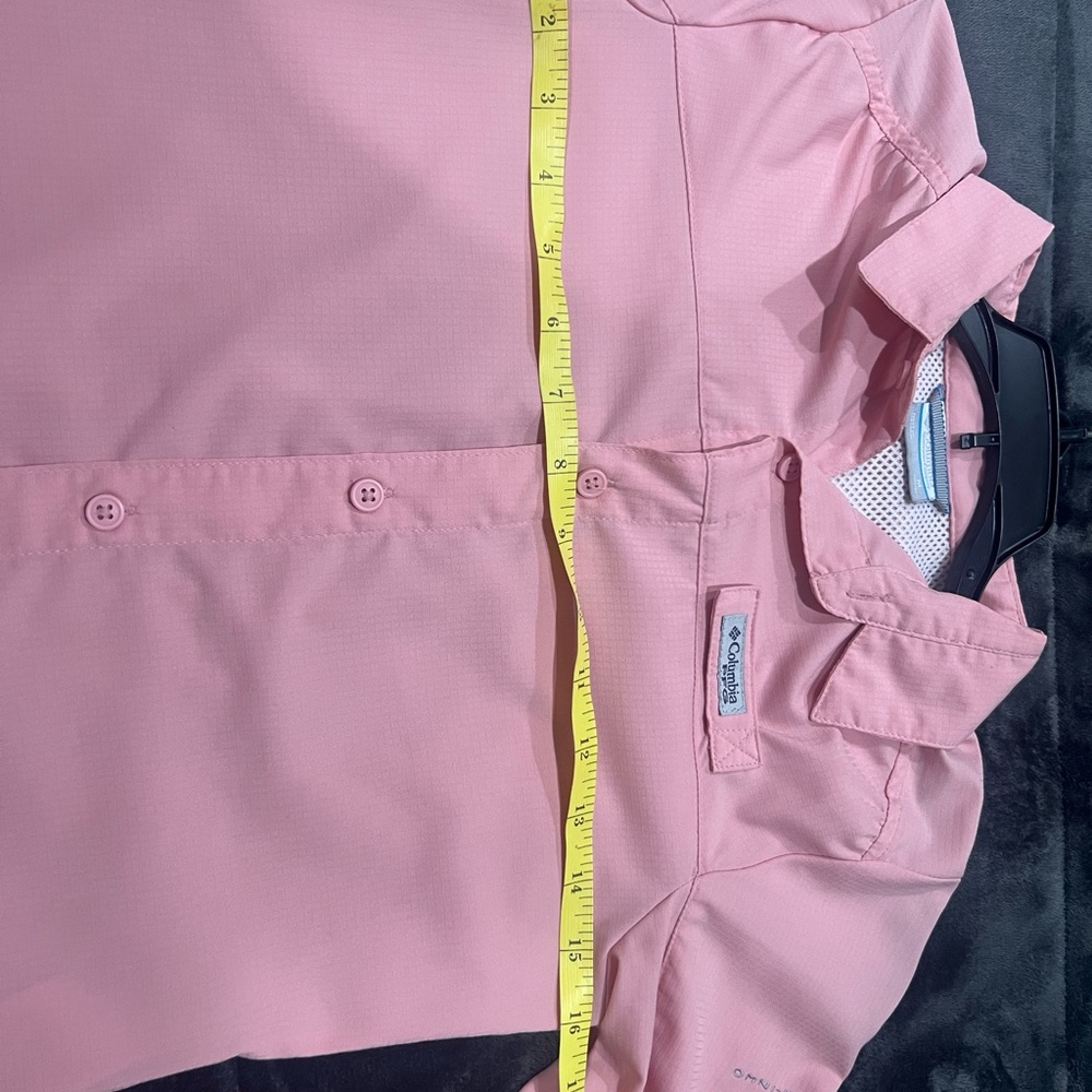 Columbia Pink Button Down Shirt Long Sleeve - Picture 6 of 8